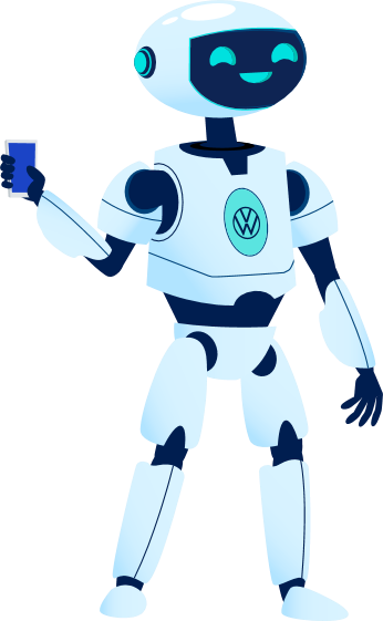 Ilustração de boas-vindas VW+